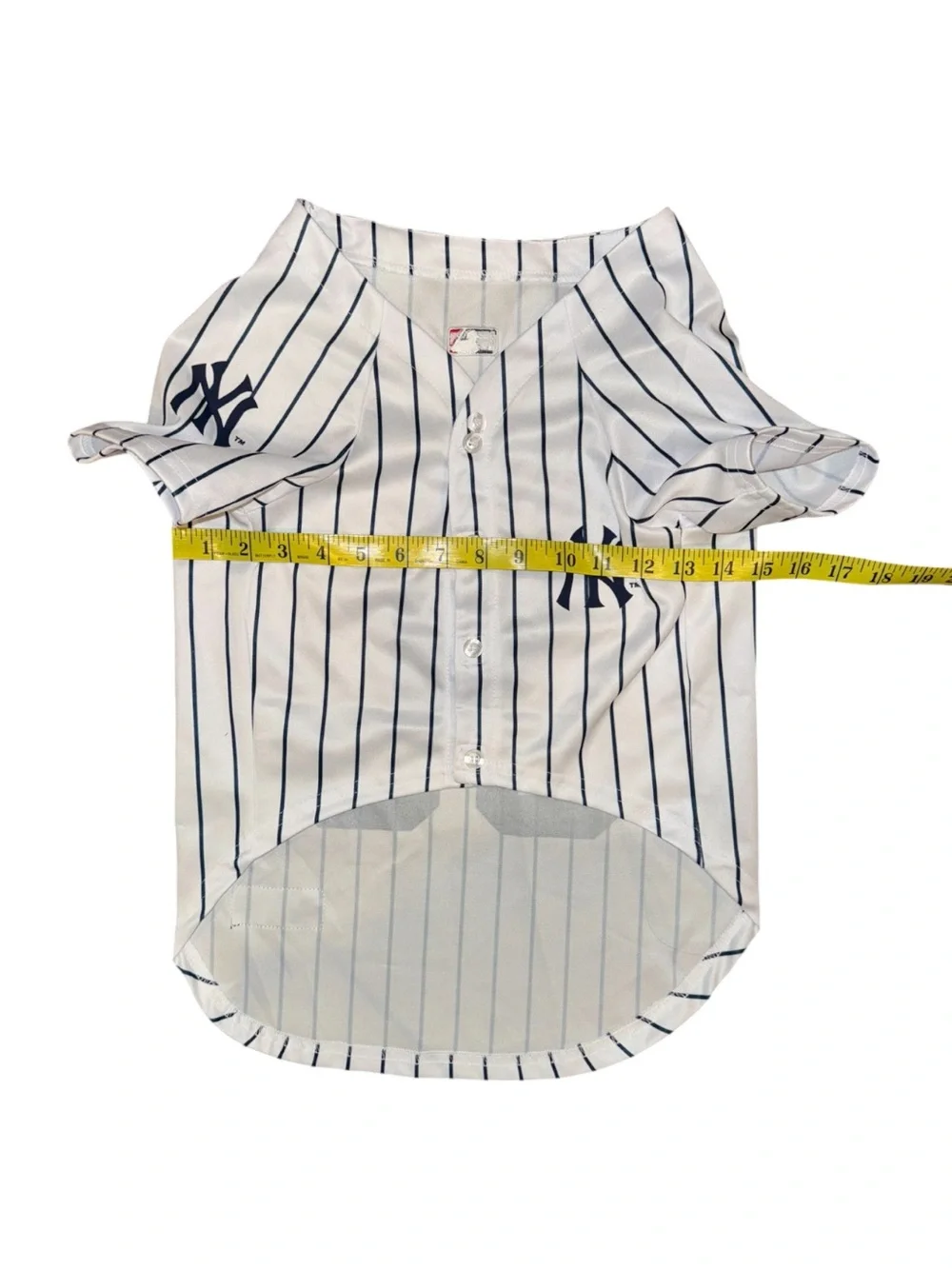 New York Yankees Aaron Judge #99 Pinstripe Jersey Dog Costume